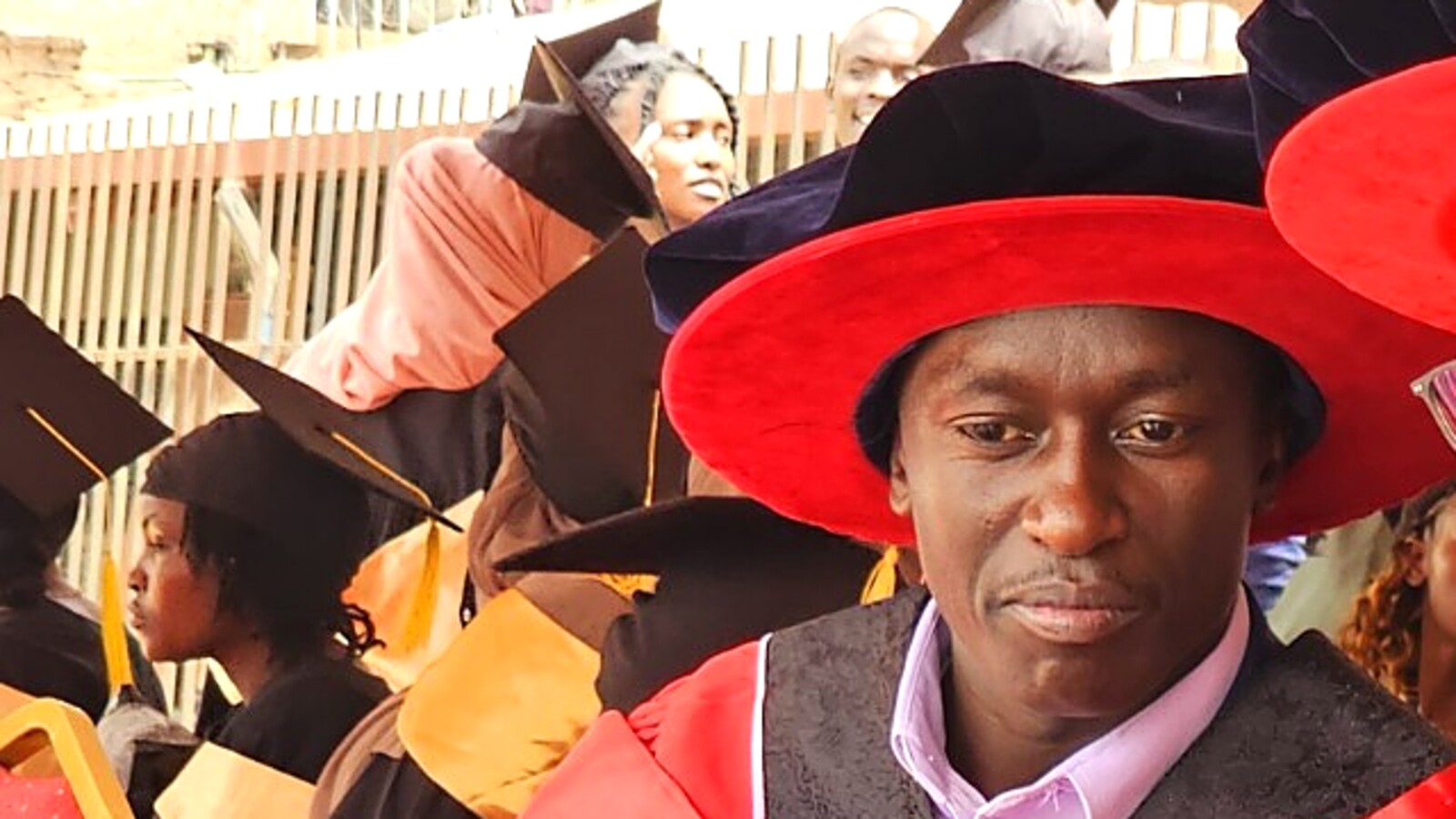 Topmax College Director and academic leader during graduation